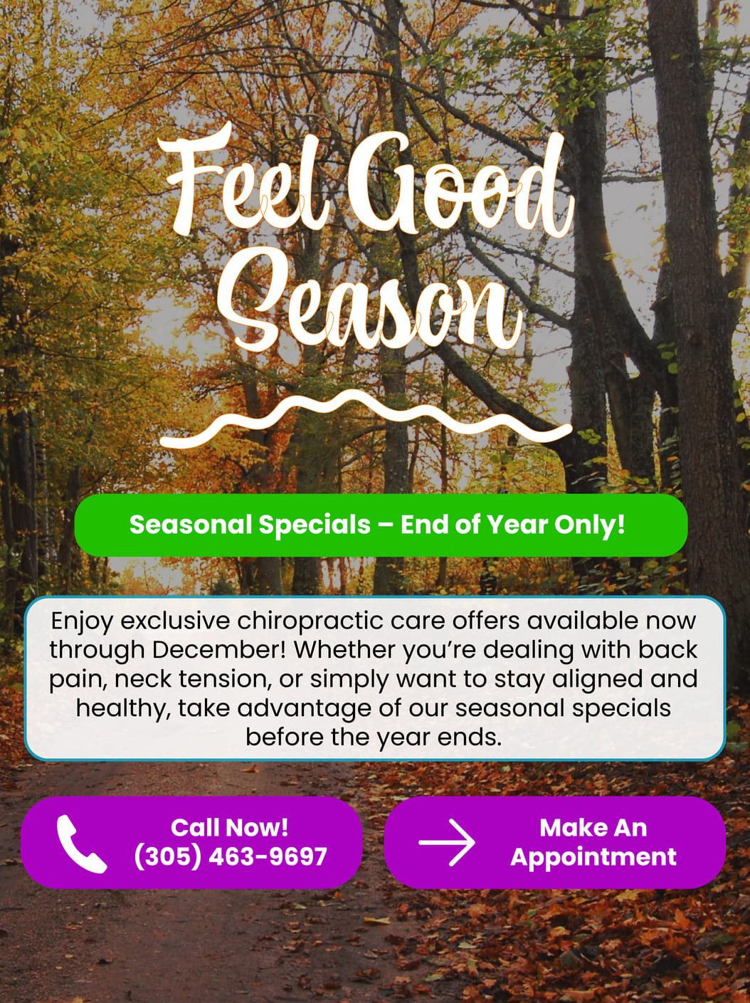 Summer Specials End Year Doral MB